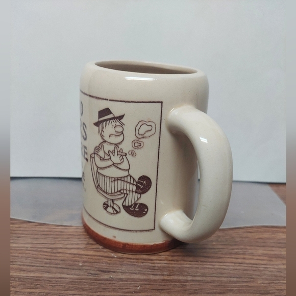 Vintage Work/Office Mug with Saying - Picture 3 of 10